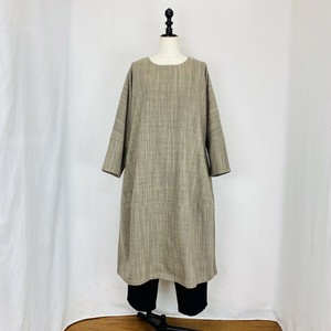洋装/连衣裙 切换 条纹 长袖
