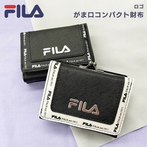 FILA ロゴ がま口コンパクト財布 三つ折り財布