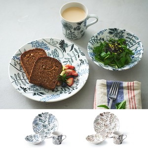 フラワーパターン カフェテリア マグ＆ボウル＆プレート 皿 3点セット 【日本製】食器セット/新作