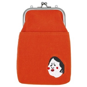 Phone Case Gamaguchi 2Way Okame Smartphone Shoulder