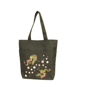 刺繍トートバッグ 双龍