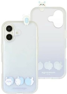 フレームllllfit Clear iPhone16 対応ケース ちいかわ モモンガ CK-59D