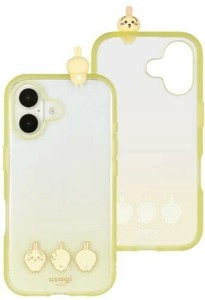 フレームllllfit Clear iPhone16 対応ケース ちいかわ うさぎ CK-59C