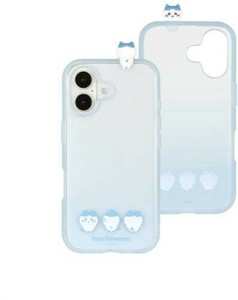 フレームllllfit Clear iPhone16 対応ケース ちいかわ ハチワレ CK-59B