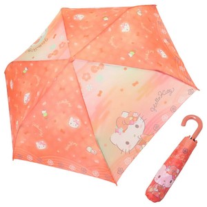 【折り畳み傘】ハローキティ 折り畳み傘 花日和