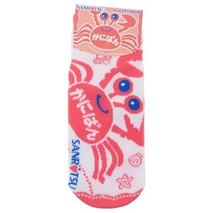 【靴下】かにぱん レディースソックス ジャガード