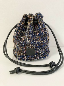 【Swaraj 】ツイード レザーコンボ・ショルダーBAG