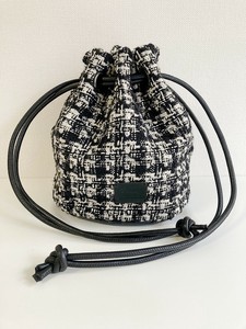 【Swaraj 】ツイード レザーコンボ・ショルダーBAG