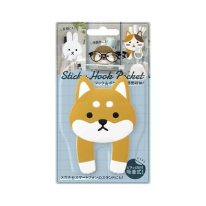 ［東洋ケース］スティッキーフックポケット 03 しばいぬ