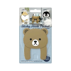 ［東洋ケース］スティッキーフックポケット 14 くま