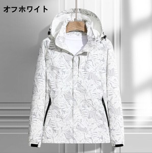 コート 長袖 フード付き 花柄 薄手 春秋 登山服 快適 レディース ファッション 6266#BQ743