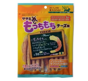 [シーズイシハラ] ササミ巻きもっちもちチーズ味10本