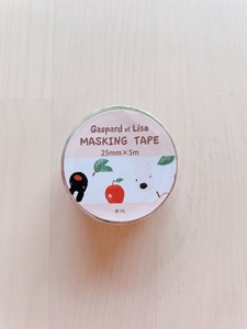 リサとガスパール　マスキングテープ　POMMES　GL32