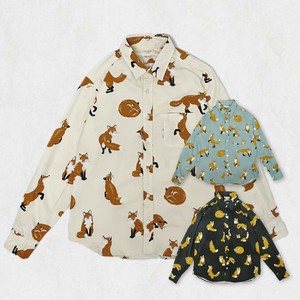 キツネ長袖シャツ 日本製