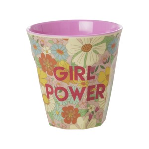 Pre-order Cup Flower Printed Melamine Cup