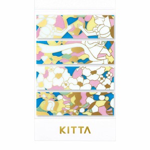KITTA Washi Tape Stained Glass KING JIM Clear
