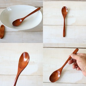☆シンプルに使おう！【特価・木製・いい感じのカタチ】木製カレースプーン　スリ茶