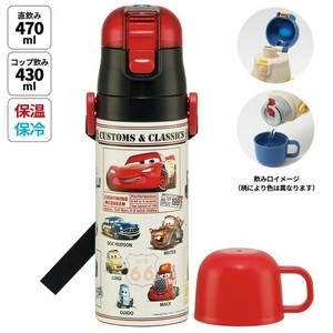 水壶 不锈钢水壶 汽车 Skater Disney迪士尼 470ml 2种方法