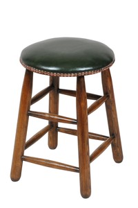Stool Antique Synthetic Leather 4-pcs