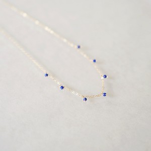 Turquoise/Lapis Lazuli Gold Chain Necklace