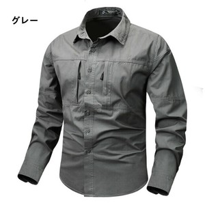 シャツ 長袖 無地 快適 メンズ ファッション  168#BQ805