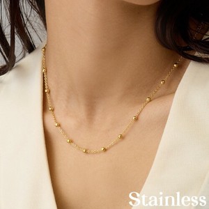 [SD Gathering] Plain Silver Chain Necklace Stainless Steel Jewelry