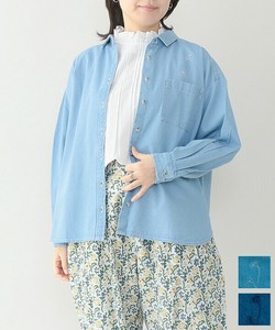 7.0ozコットンデニムシャツ 25S032