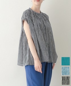 衬衫 棉 印花 竖纹 衬衫