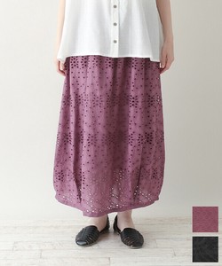 dotシフリー×dotドビーコットンコクーンスカート 25S472
