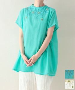 Tunic Tunic Bottle Neck Cotton