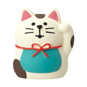 【マスコット】FUKU 福 MONO concombre 豆福マスコット 招き猫 ぶち