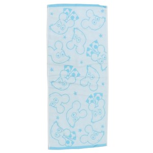 【フェイスタオル】ねずみくんのチョッキ プリントロングタオル キラキラ