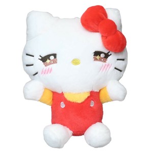 【ぬいぐるみ】ハローキティ プラッシュドールS いろいろふぇいす キラキラ