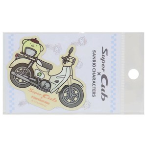 【ステッカー】ポムポムプリン ビニールステッカー Super Cub×サンリオ 01