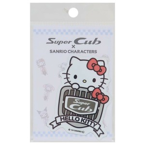 【ステッカー】ハローキティ ビニールステッカー Super Cub×サンリオ 02
