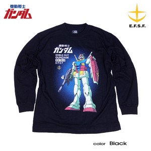 GUNDAM 機動戦士ガンダム ロンT 長袖シャツ RX-78-2 ジオン軍 地球連邦軍 EFSF アムロレイ モビルスーツ