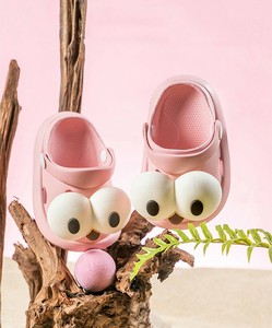 【shoes365】かわいいビッグアイ　スリッパサンダル キッズ 子供 大きい目 EVA