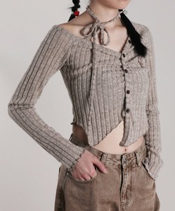 【HOOK】for girls　アシンメトリーカットソー レディース カットソー ショート丈