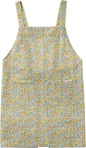 ミニフラワー　H型速乾エプロン　YE　花柄　母の日　エプロン　おしゃれ　※欠品/2025.6月上旬入荷予定