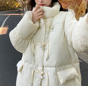 コート 厚手 秋冬 保温 長袖 綿服 無地 ゆったり 快適 レディース ファッション  BQ6588