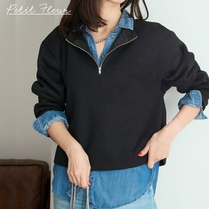 T-shirt Double- faced Half Zipper [S/S NEW]