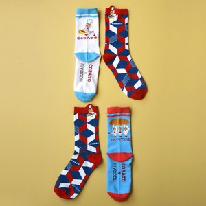 【2足組】COBATO × KIVISDOU クルーソックス 2P【レディース】