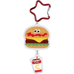 【公式】 カラビナキーホルダー 【バーガーコンクス バーガー】 スケーター
