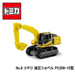 【トミカ】『No.9　コマツ　油圧ショベル　PC200-10型』　〜トミカミニカー　箱入り 〜