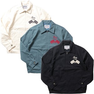 【2025春新作】【HOUSTON】EMB HARRINGTON JACKET (METROPOLITAN)