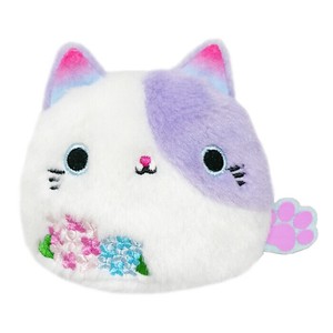 ねこだんご　ぬいぐるみ　花ねこだんご　NDH09 花ねこだんご あじさい　ねこ