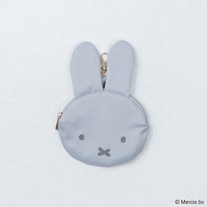 ★【即納】MIFFY BASIC FACE　ダイカットポーチチャーム　グレー　ミッフィー SALE5*
