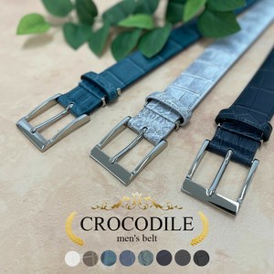 お買い得‼【クロコダイル ベルト】メンズ ベルト