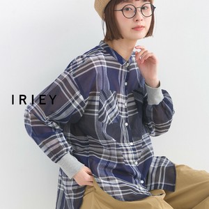 Button Shirt/Blouse Check Cut-and-sew [2025 NEW]