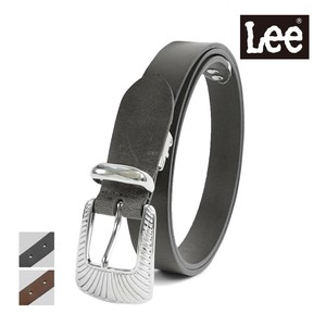 リー Lee ベルト メンズ 本革 牛革 0120599 25mm レザー ウエスタンベルト